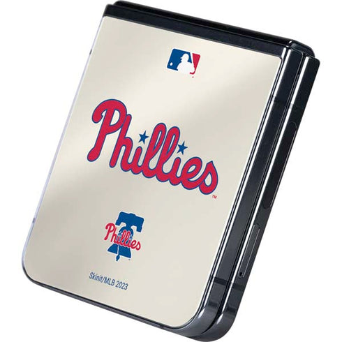 MLB Philadelphia Phillies Road Jersey Galaxy Z Flip5 5G Skin