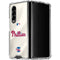 MLB Philadelphia Phillies Road Jersey Galaxy Z Fold4 5G Clear Case