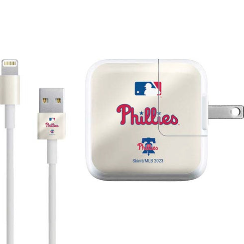 MLB Philadelphia Phillies Road Jersey iPad Charger (10W USB) Skin