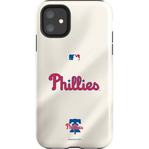 MLB Philadelphia Phillies Road Jersey iPhone 11 Impact Case