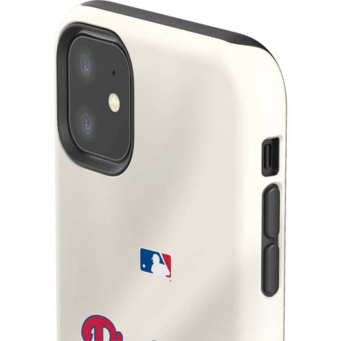 MLB Philadelphia Phillies Road Jersey iPhone 11 Impact Case