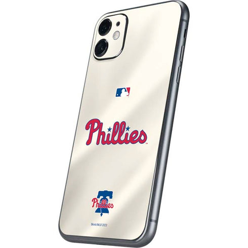 MLB Philadelphia Phillies Road Jersey iPhone 11 Skin