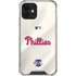 MLB Philadelphia Phillies Road Jersey iPhone 12 Clear Case