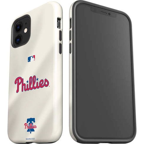 MLB Philadelphia Phillies Road Jersey iPhone 12 Impact Case