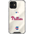 MLB Philadelphia Phillies Road Jersey iPhone 12 Mini Clear Case