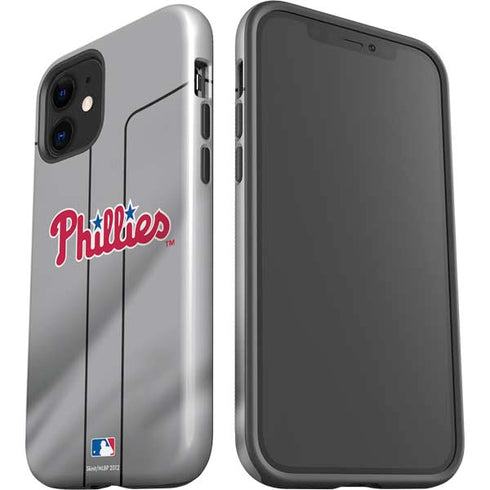 MLB Philadelphia Phillies Road Jersey iPhone 12 Mini Impact Case