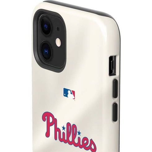 MLB Philadelphia Phillies Road Jersey iPhone 12 Mini Impact Case