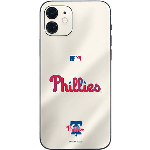 MLB Philadelphia Phillies Road Jersey iPhone 12 Mini Skin