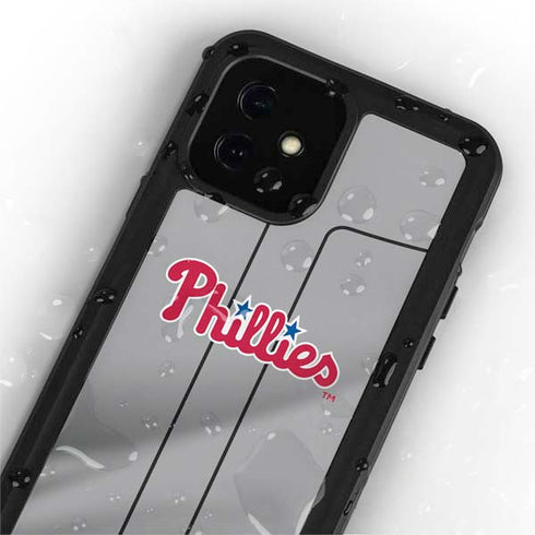 MLB Philadelphia Phillies Road Jersey iPhone 12 Mini Waterproof Case