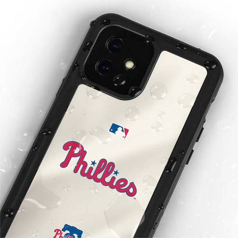MLB Philadelphia Phillies Road Jersey iPhone 12 Waterproof Case