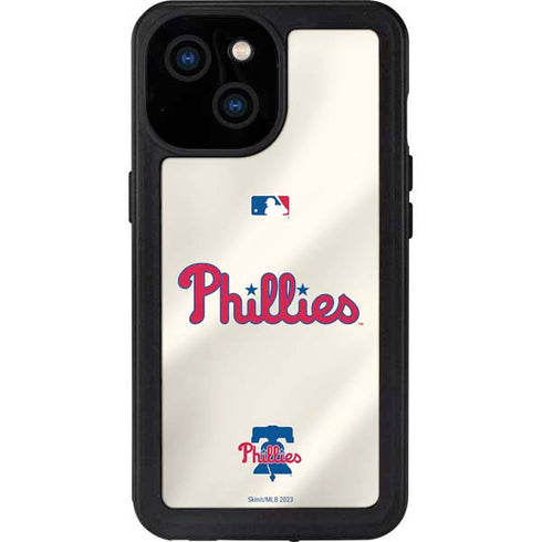 MLB Philadelphia Phillies Road Jersey iPhone 13 Mini Waterproof Case