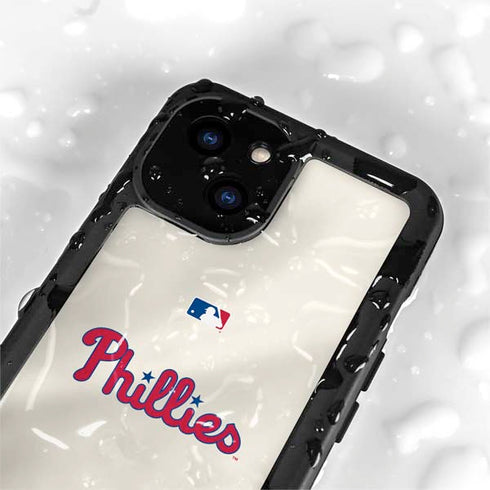 MLB Philadelphia Phillies Road Jersey iPhone 13 Mini Waterproof Case
