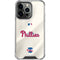 MLB Philadelphia Phillies Road Jersey iPhone 13 Pro Clear Case