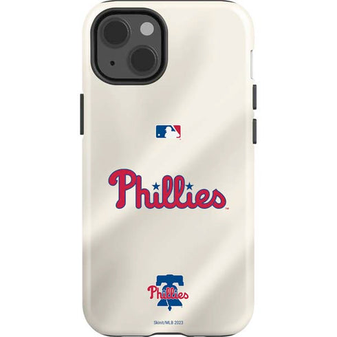 MLB Philadelphia Phillies Road Jersey iPhone 15 Impact Case