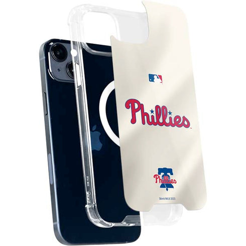 MLB Philadelphia Phillies Road Jersey iPhone 15 MagSafe Case
