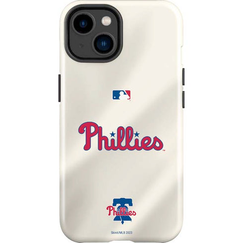 MLB Philadelphia Phillies Road Jersey iPhone 14 Plus Impact Case