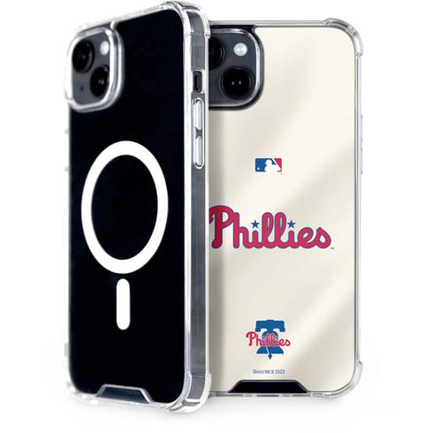 MLB Philadelphia Phillies Road Jersey iPhone 14 Plus MagSafe Case