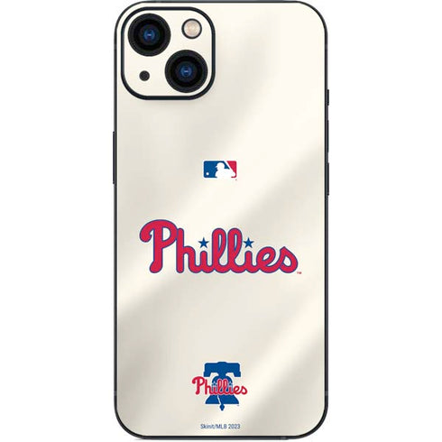 MLB Philadelphia Phillies Road Jersey iPhone 15 Plus Skin