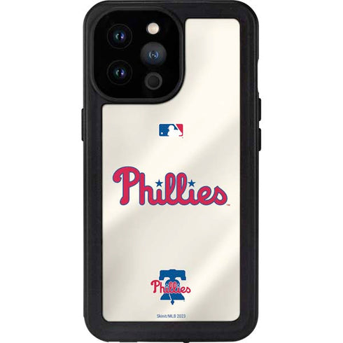 MLB Philadelphia Phillies Road Jersey iPhone 14 Pro Max Waterproof Case