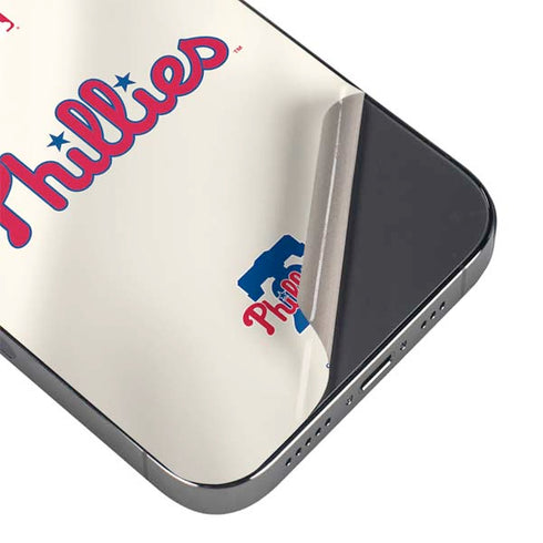 MLB Philadelphia Phillies Road Jersey iPhone 14 Pro Skin