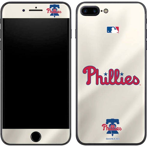 MLB Philadelphia Phillies Road Jersey iPhone 8 Plus Skin