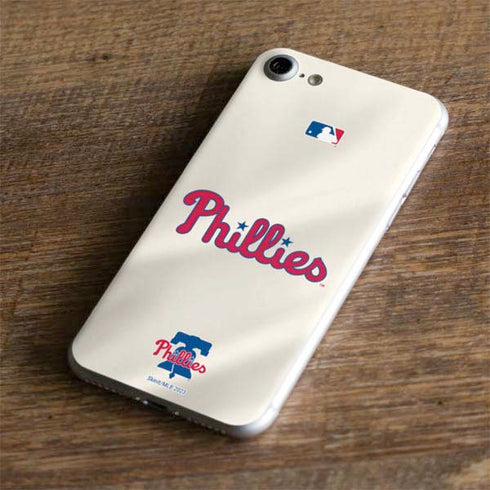 MLB Philadelphia Phillies Road Jersey iPhone 8 Skin