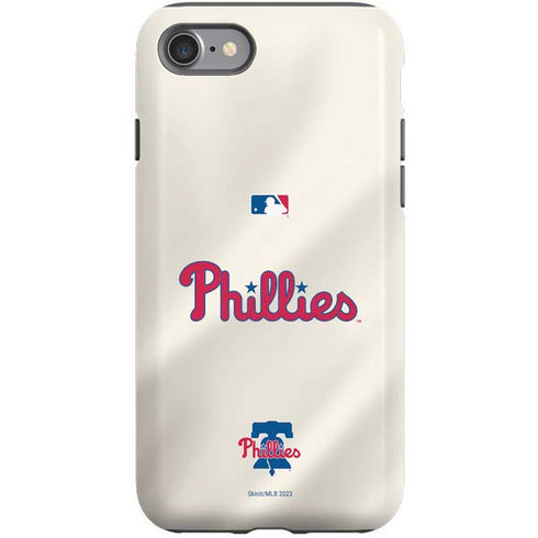 MLB Philadelphia Phillies Road Jersey iPhone SE (2nd & 3rd Gen) Pro Case