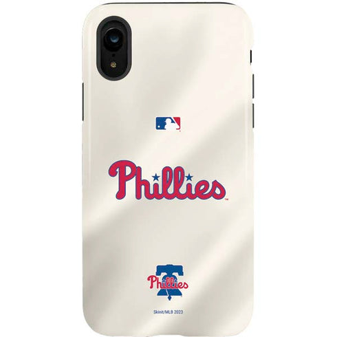 MLB Philadelphia Phillies Road Jersey iPhone XR Pro Case