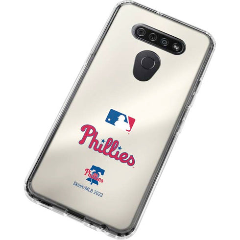 MLB Philadelphia Phillies Road Jersey LG K51/Q51 Clear Case