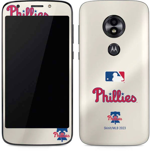 MLB Philadelphia Phillies Road Jersey Moto E5 Play Skin
