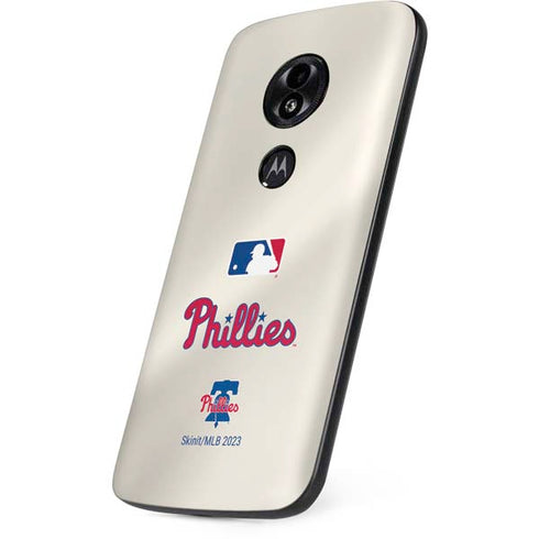 MLB Philadelphia Phillies Road Jersey Moto E5 Play Skin