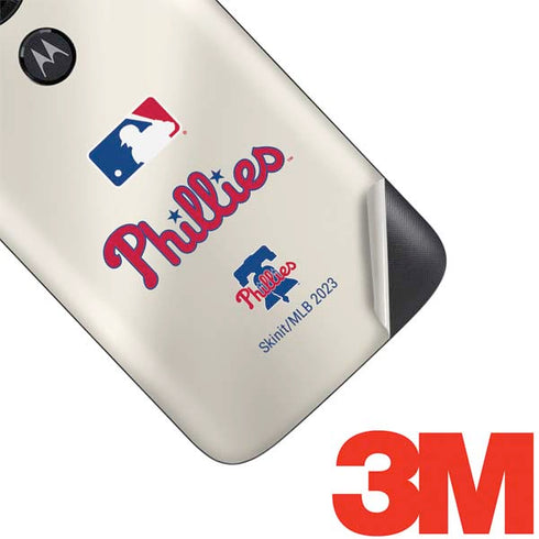 MLB Philadelphia Phillies Road Jersey Moto E5 Play Skin