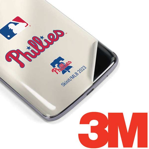 MLB Philadelphia Phillies Road Jersey Moto E5 Plus Skin