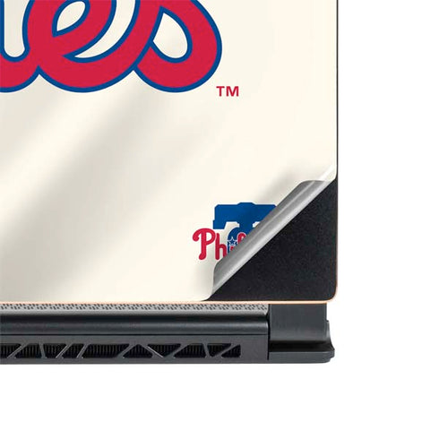 MLB Philadelphia Phillies Road Jersey MSI GS65 Stealth Laptop Skin