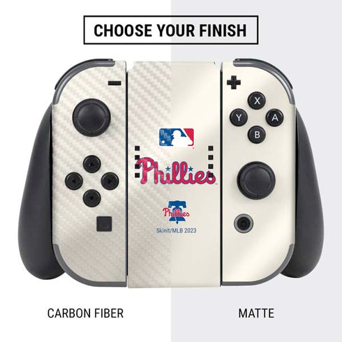 MLB Philadelphia Phillies Road Jersey Nintendo Switch Bundle Skin