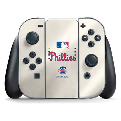 MLB Philadelphia Phillies Road Jersey Nintendo Switch (2017-2021) Joy-Con Controller Skin