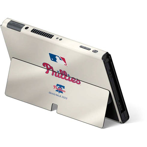 MLB Philadelphia Phillies Road Jersey Nintendo Switch OLED (2021) Skin
