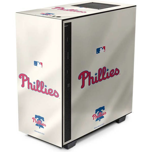 MLB Philadelphia Phillies Road Jersey NZXT H510 Compact ATX Mid-Tower Case Skin