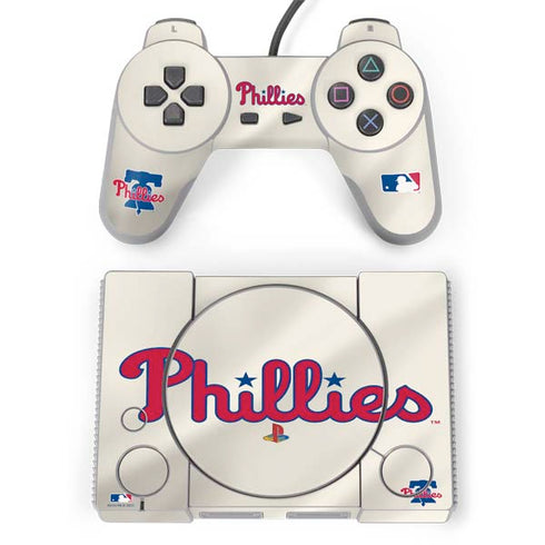 MLB Philadelphia Phillies Road Jersey PlayStation Classic Bundle Skin
