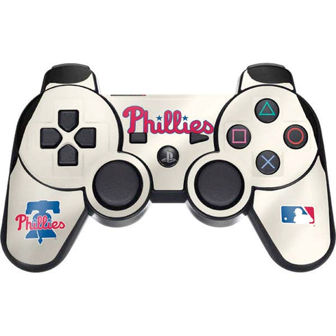 MLB Philadelphia Phillies Road Jersey PS3 Dual Shock wireless controller Skin