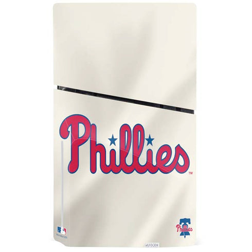 MLB Philadelphia Phillies Road Jersey PS5 Slim Disk Console Skin