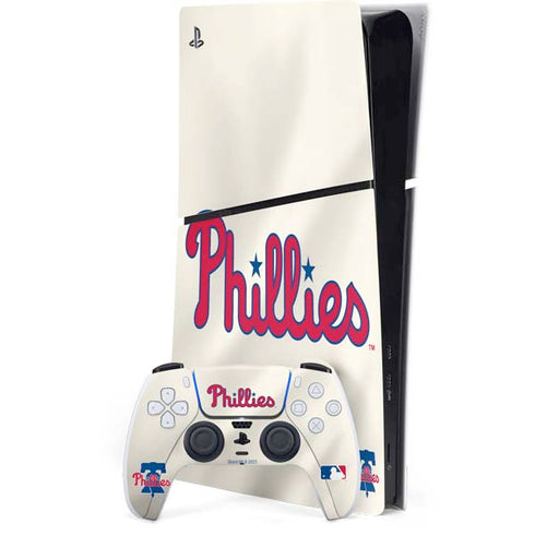 MLB Philadelphia Phillies Road Jersey PS5 Slim Digital Edition Bundle Skin