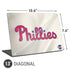 MLB Philadelphia Phillies Road Jersey Universal Laptop 13in (10.6 x 7.6in) Skin