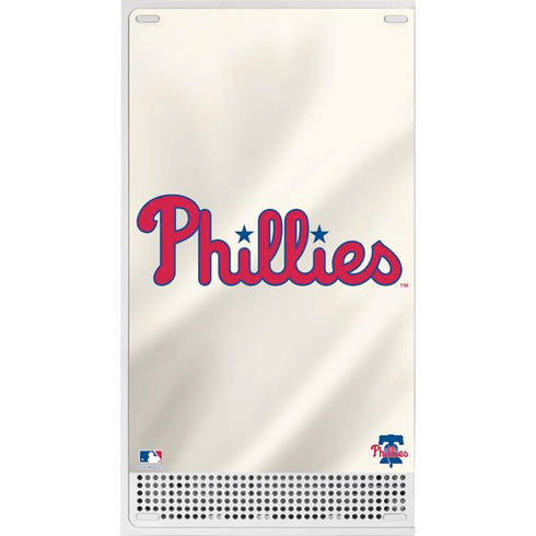MLB Philadelphia Phillies Road Jersey Xbox Series S Console Skin