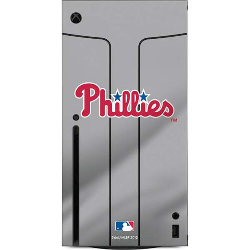 MLB Philadelphia Phillies Road Jersey Xbox Series X Console Skin