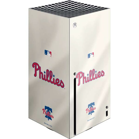 MLB Philadelphia Phillies Road Jersey Xbox Series X Console Skin