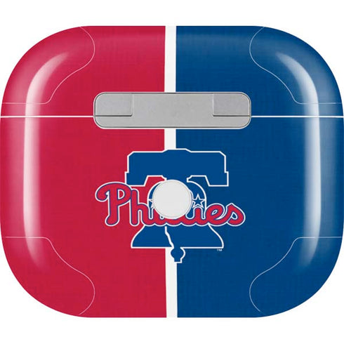 MLB Philadelphia Phillies Split Apple AirPods (3rd Gen 2021) Skin