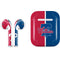 MLB Philadelphia Phillies Split Apple AirPods Skin