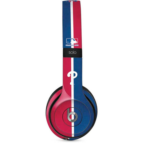 MLB Philadelphia Phillies Split Beats Solo 2 Wired Skin