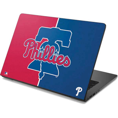 MLB Philadelphia Phillies Split Dell Chromebook Skin
